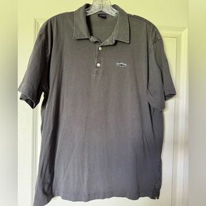 Patagonia dark gray organic cotton polo shirt men’s L